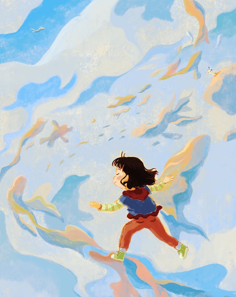 Illustration of jade and the cloud