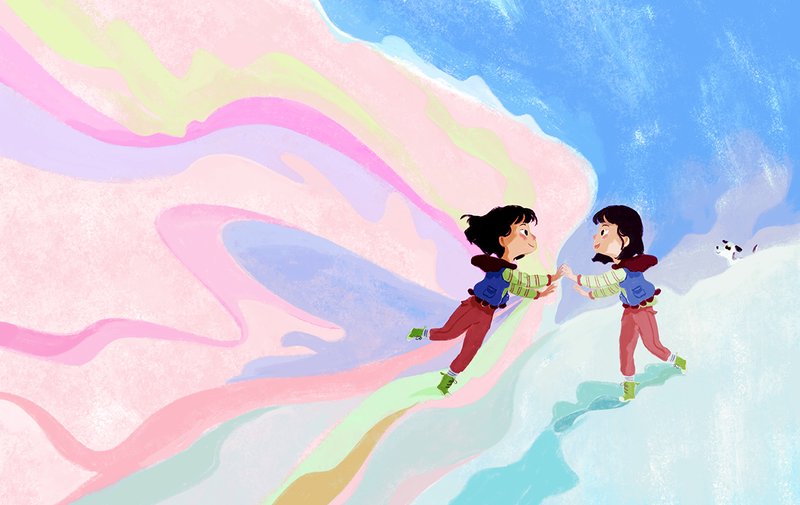 Illustration of jade and the cloud